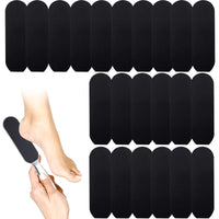 60 Pcs Foot Files Replacement Pads for Stainless Steel Foot Rasp File, VEGCOO Pedicure Foot File Refill Pads Callus Remover for Dead Skin, Professional Foot File Pads for Bath Pedicure Salon (L, #180)