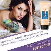Jinjiar Leg Makeup Waterproof No Transfer,Leg Vein Cover up Makeup,Leg Makeup Lotion,Leg and Body Scar Cover Up Makeup,Concealer Full Coverage,Makeup Concealer,Leg Makeup,Lasting Perfection Concealer(1#)