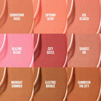 Maybelline New York, SUNKISSER, Multi-Purpose Illuminating Liquid Blush, Blush, Highlighter and Bronzer, Healthy Glow, Tanned Complexion, Glowy Makeup, Shade: Summer in the City - 4.7 ml