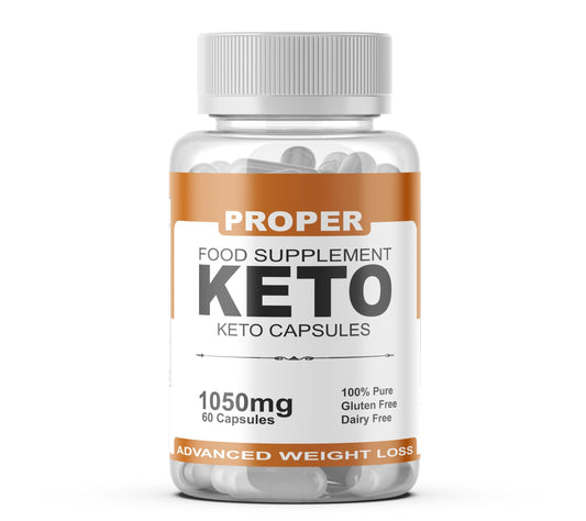 Dido Extreme Supplements Proper Keto - Natural Weight Management - 60 Capsules - Vegan,Support for Men & Women - 1 Month Supply