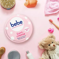 Bebe Baby Cream 150ml (Pack Of 2), Vitamin E Cream, Protects The Skin From Drying Out, Mild Care And Intensive Protection Of Youthful Skin, With Treseida Thank You Card