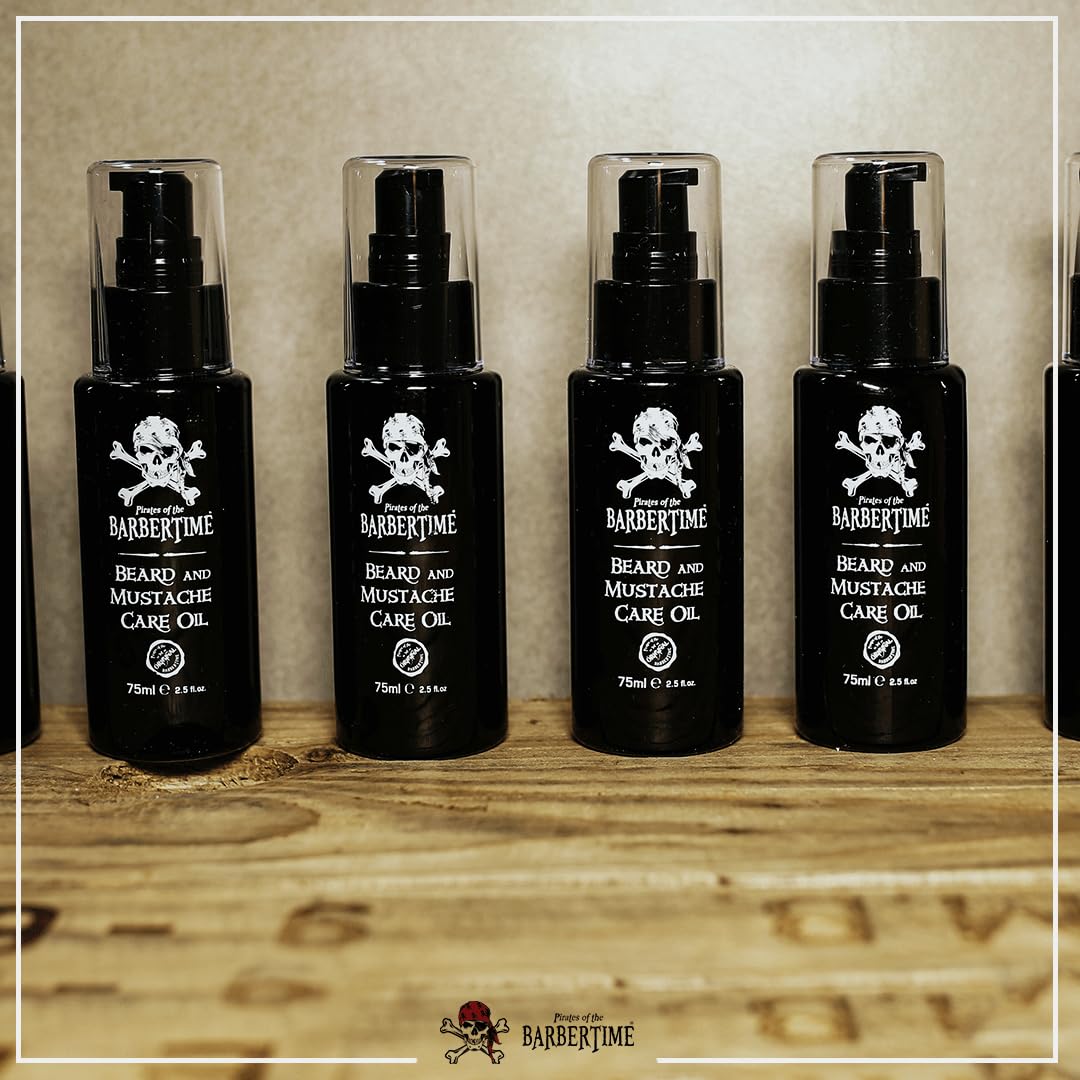 BARBERTIME Beard and Mustache Care Oil | Mens Moisturizes & Condition Beard Oil 75 ml