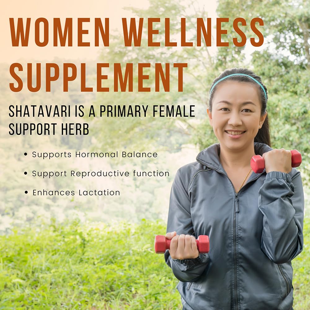 Ireya Ayurveda Shatavari Capsules for Women (90 Capsules) | Shatavari Herbal Supplement | Made with Shatavari Root | Non-GMO, Gluten Free, 1000mg, 90 Vegan Caps