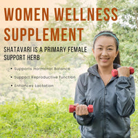 Ireya Ayurveda Shatavari Capsules for Women (90 Capsules) | Shatavari Herbal Supplement | Made with Shatavari Root | Non-GMO, Gluten Free, 1000mg, 90 Vegan Caps