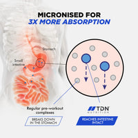 TDN Pre Workout Supplement - Extreme Pre Workout Powder - 40 Servings - UK Made Premium preworkout Drink with beta-Alanine, Taurine, L-Isoleucine, D-aspartic Acid, L-valine, Caffeine