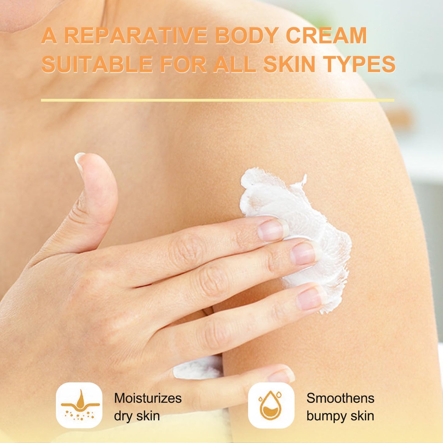 Pothenika Strawberry Legs Treatment Cream, Keratosis Pilaris Treatment, Anti Winkle Smoothing Face Body Moisturiser, Deep Nourishment Skin Exfoliating Repair Cream Fades Strawberry Skin,120g