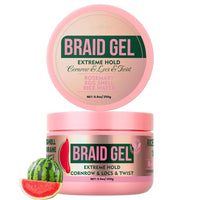 Fashion Base Braiding Gel Extra Hold 8.8 oz -Great For Braid Gel,Twist, Locs & Smooth Edges - Contains Rosemary Hair Growth Oil for Frizz Control, High Shine, Edge Control