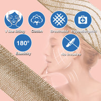 Sfuchin Facial Patches - Wrinkle Patch - Wrinkle Tape - Face Lifting Tape - Non-invasive wrinkle remover - Multifunctional High Elasticity Wrinkle Forehead Eyes Face Neck Lips Wrinkle Treatment - 2.5CM*1000CM