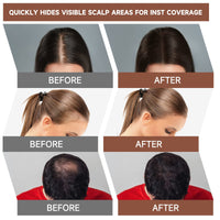 MIFELOY 2 Pcs Root Cover Up Powder, Touch Up Hair Color for Grey, Roots Concealer for Beard Line Eyebrow, Instantly Conceals Hair Loss, Roots Coverage Powder for Thinning Grays Hairline, Medium Brown