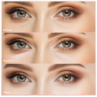 Erinde Under Eye Brightener, Under Eye Concealer Full Coverage, Under Eye Colour Corrector Dark Circles, Waterproof Pink Concealer Makeup #01