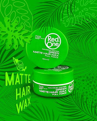 Redone RedOne Hair Styling Matte Wax Green 150 ml | Matte Look | No Shine l Wax | Ultra Hold | Men & Women Hair Wax | Coconut Scent | Maximum Control