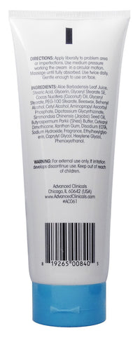 Advanced Clinicals Dark Spot Therapeutic Cream with Vitamin C. Hydroquinone Free. For Age Spots, Blotchy Skin. Face, Hands, Body. Large 8oz Tube. by Advanced Clinicals