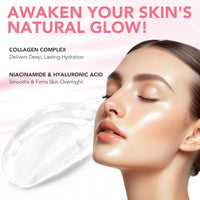 Generic Deep Collagen Anti-Wrinkle Lifting Mask with Hyaluronic Acid & Aloe Vera, Elasticity, Hydrating, Firming and Moisturizing, Overynight Hydrating Face Mask for All Skin Types -2.53 fl.OZ