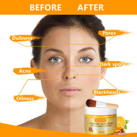 One Mineral Tumeric clay Mask With Vitamin C and Gentiana, Face Mask, Improves skin tone, Dark Spots and Smooth Skin 150G