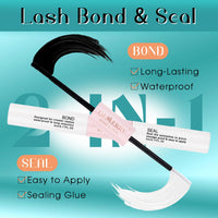 GEMERRY DIY Cluster Eyelash Extensions Kit with Lash Bond and Seal and Applicator for Beginners 280 PCS Individual Lash Cluster Kit 0.07D 10-18 Mix, DIY at Home (30D+40D-0.07D,10-18MIX-KIT)