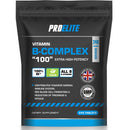 Vitamin B Complex - 240 High Strength Tablets - All 8 B Vitamins B1 - B2 - B3 - B5 - B6 - B12, Biotin, Folic Acid - Reduction of Tiredness & Fatigue PROELITE