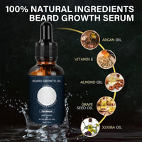 Ninnyi Beard Grooming Care Kit for Men, Beard Oil Roller for Growth