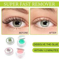 Mornery Eyelash Extension Remover Cream - Lash Extensions Remover Cream, Aloe Flavo & LILY Flavor Fast Dissolution Low Irritation (Aloe)