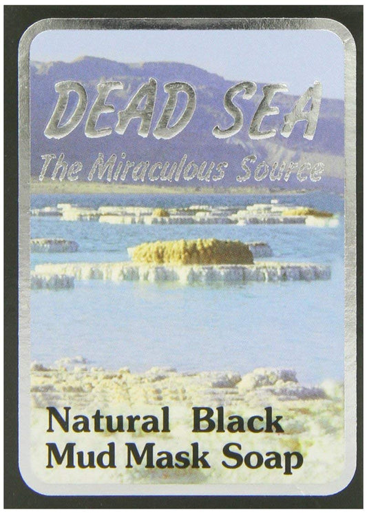 MALKI DEAD SEA SOAPS - 100% Na Malki Dead Sea Black Mud Soap 90g x 6 Packs