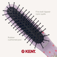 KENT Kent ArtHedz Cats Designed Pocket Size Hairbrush
