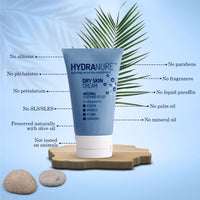 HYDRANURE HydraNure Natural Organic Eczema Cream & Treatment for Babies & Adults-Cools Soothes Repairs & Protects Baby's Skin by Parents for Baby Eczema & Dry Itchy Skin Adult Eczema Psoriasis Sunburn (40ml)