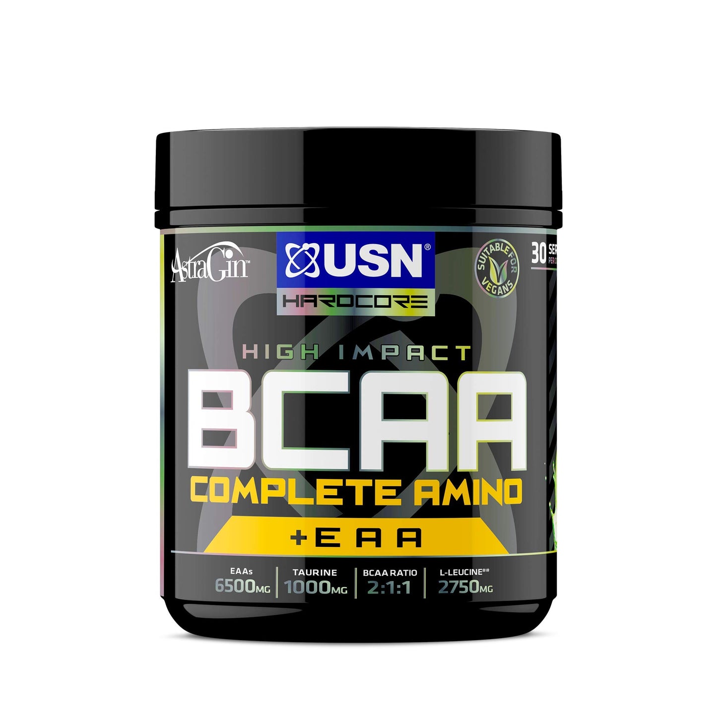 USN Complete Amino Apple Flavour BCAA + EAA 400g (30 Servings): High Impact Essential Amino Acids & BCAA Powder