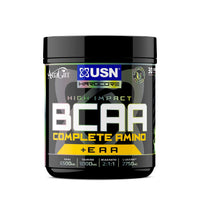 USN Complete Amino Apple Flavour BCAA + EAA 400g (30 Servings): High Impact Essential Amino Acids & BCAA Powder