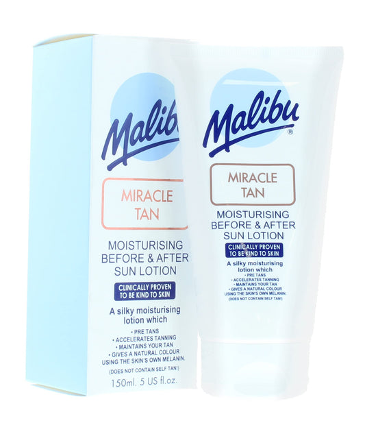 Malibu Sun Miracle Tan, Before and After Sun Lotion, Moisturising, 150ml