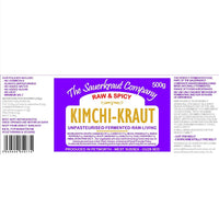 The Sauerkraut Co. Kimchi Kraut (2x500g) Spicy & Delicious, Packed Full of Pro-Gut Living Bacteria (Unpasteurised), Vital Vitamins & Minerals