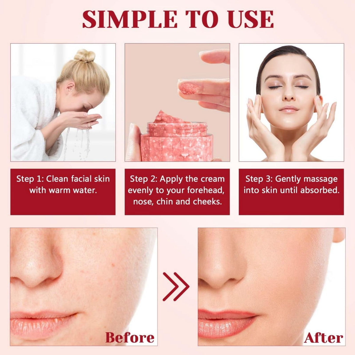 Ruojiar Dragons Blood Easy Cream,Retinol Serum for Face,Dragons Blood Face Cream,Retinol Placenta Dragon Blood Cream,Dragon Blood Serum Face Moisturizer,Anti Aging Face Cream,Face Serum for Women,Skin Serum