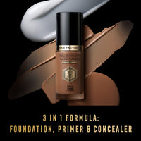 Max Factor Facefinity 3-in-1 All Day Flawless Liquid Foundation, SPF 20 - 45 Warm Almond, 30 ml