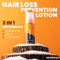 groomarang Groomarang Hair Loss Prevention Lotion - Power of Man 3 in 1 Performance Hair Loss Treatment for Men - Encourages Hair Growth 100ml