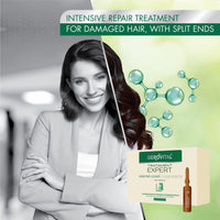 GEROVITAL Gerovital Tratament Expert, Liquid Keratin, Serum Hair Care Hair Regenerating Care for Fragile, fine, devitalized Hair, 10 ampoules x 10 ml