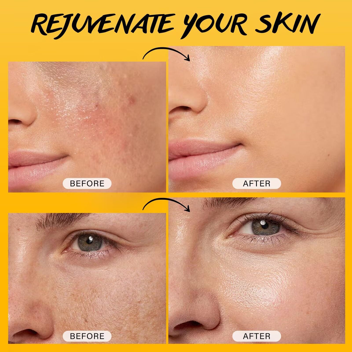 POP MODERN.C Turmeric and Kojic Acid Face Scrub, Vitamin C Skin Brightening Facial Exfoliator for Dry Oily Skin, Gently Remove Acne Dark Spot Blackheads, Lighten Hyperpigmentation, Smooth and Radiant Skin 130g