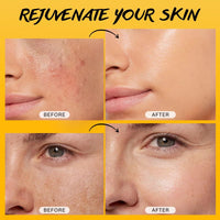 POP MODERN.C Turmeric and Kojic Acid Face Scrub, Vitamin C Skin Brightening Facial Exfoliator for Dry Oily Skin, Gently Remove Acne Dark Spot Blackheads, Lighten Hyperpigmentation, Smooth and Radiant Skin 130g
