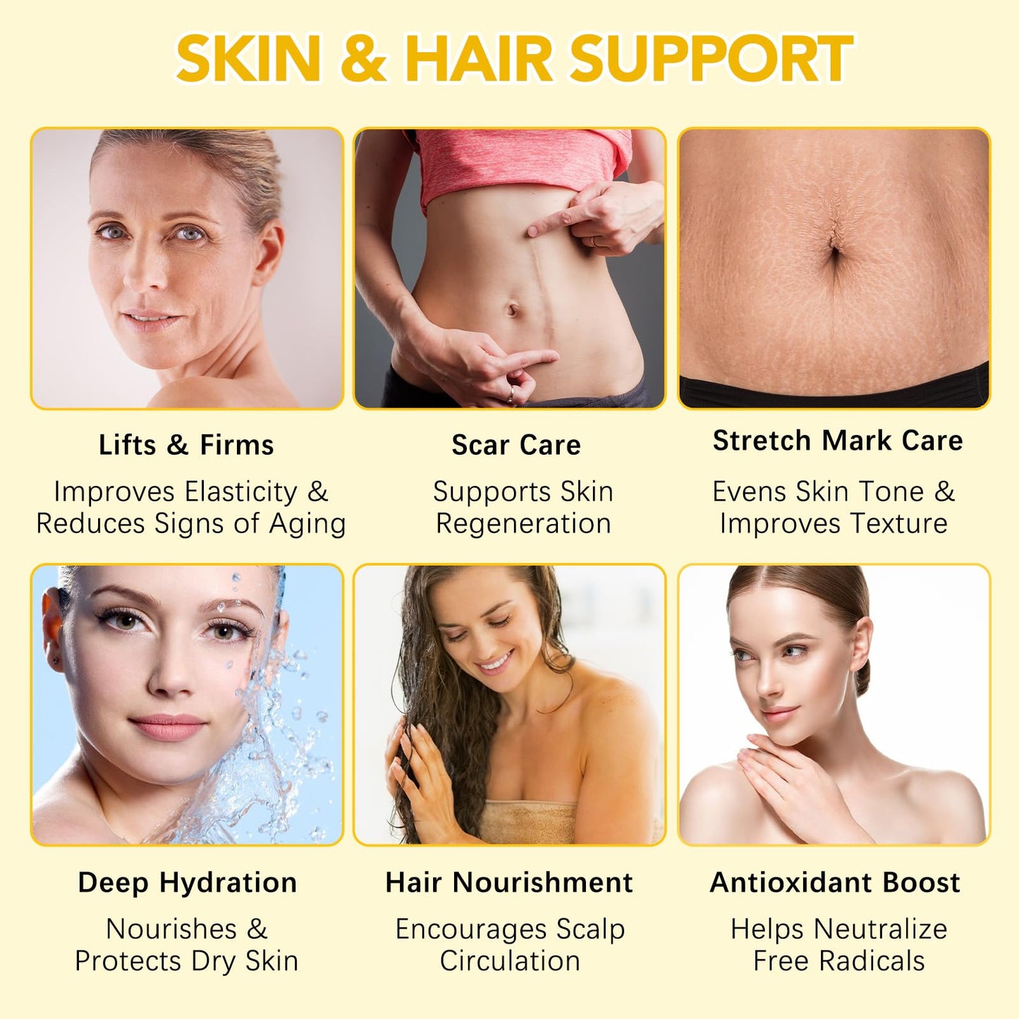 LEISGOTO Vitamin E Oil, 100% Pure Natural Plant Extracts Vitamin E Oil for Skin, Face, Reduces Scars & Stretch Marks, Smooths Fine Lines & Wrinkles, Firms & Boosts Skin Elasticity - 60ml Body Oil (Pack of 2)