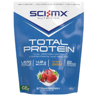 SCI-MX Total Protein Powder • Lean Muscle • Strawberry Flavour • 450g