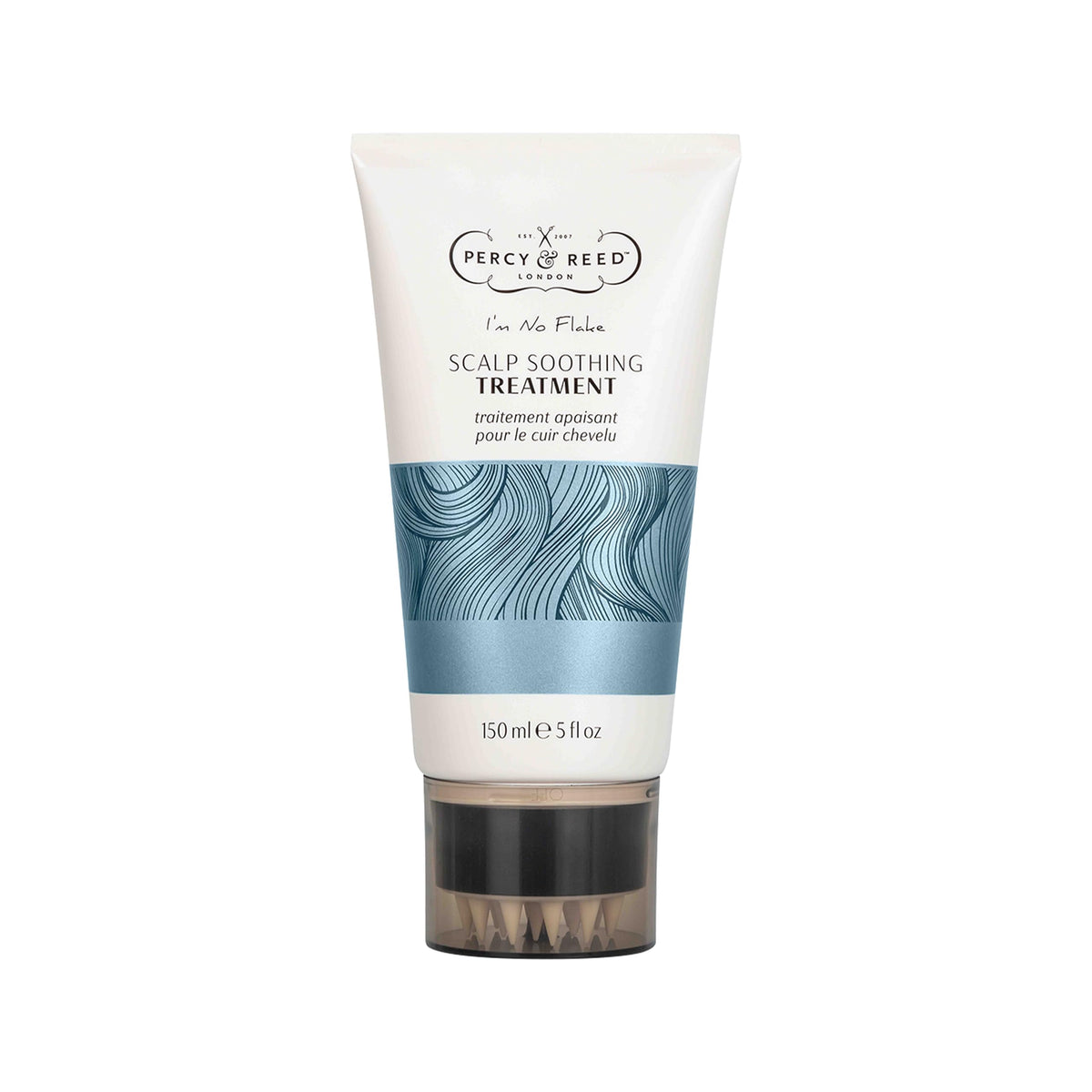 Percy & Reed Scalp Soothing Treatment 150ml, Dry Scalp Treatment with Built In Massager, Hair Conditioner Alternative, Dandrilys, Vitamin E and Coconut Oil, For Flaky Sensitive Head Skin