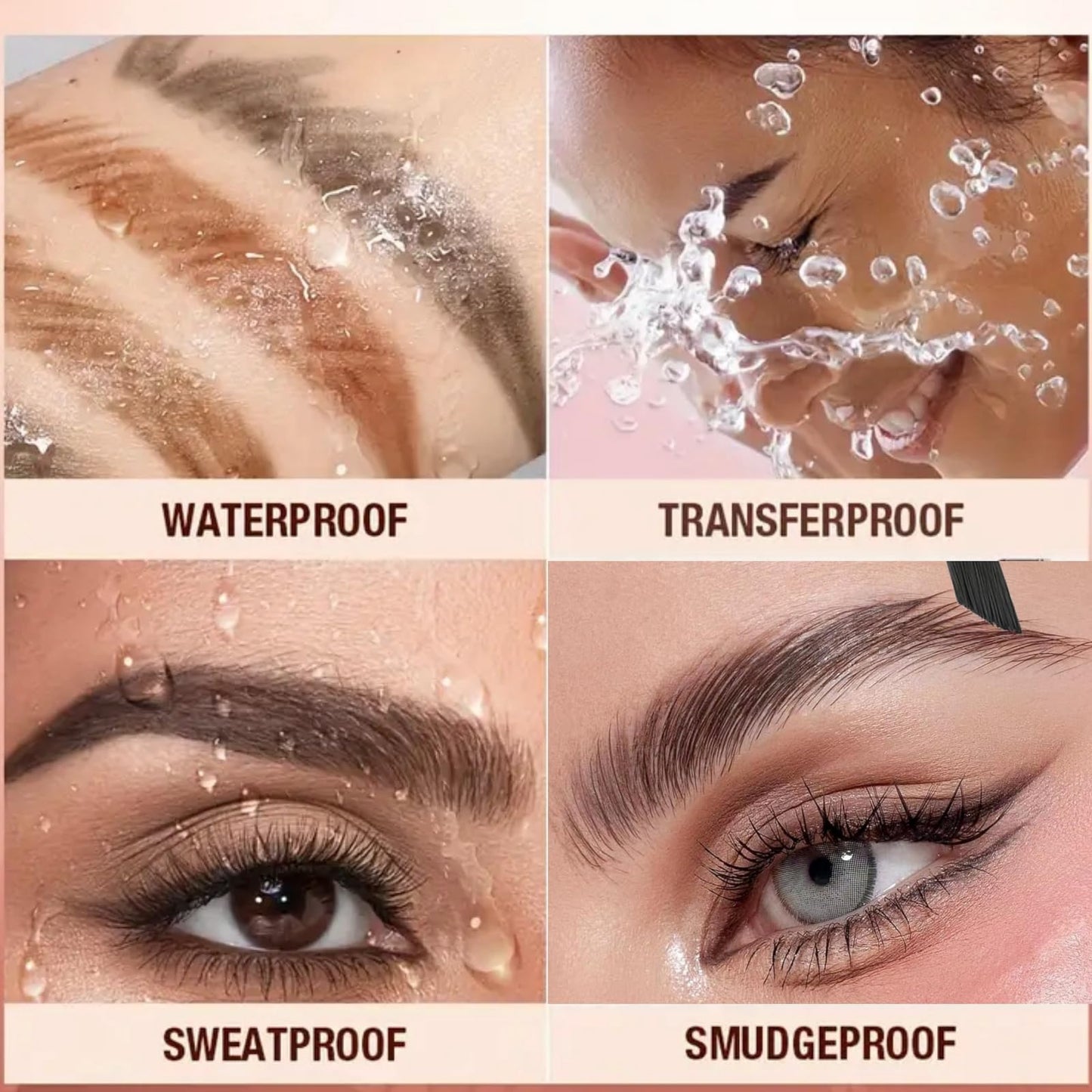 SingHao Brow-Fection Angled Brush Eyebrow Pencil,Natural Shaping Outlining Filling Eyebrow Makeup,Liftique Instant Bro/w Br/ush,Wild Eyebrow Br/ush,Non-Smudged Eye/brow Pen,Eye/brow Stroke Brush(03#Auburn)