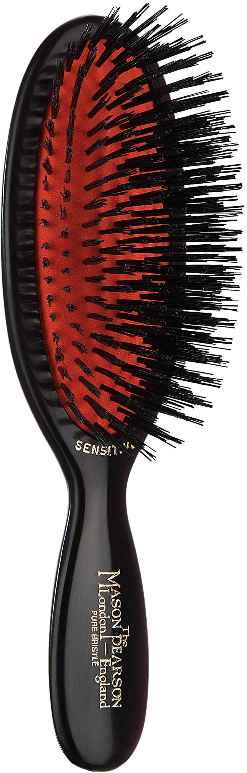 Mason Pearson SB4 Pure Bristle Pocket Sensitive Hair Brush - Dark Ruby