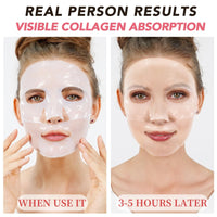 ITSDAWN Collagen Mask 8 Pack, Collagen Face Mask, Deep Collagen Anti Wrinkle Lifting Mask Collagen Mask Overnight