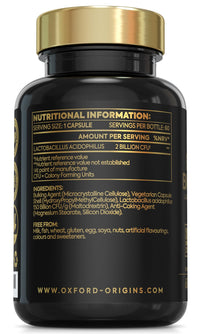 Advanced Probiotics for Gut Health | Expert Formulated Acidophilus Probiotic Gut Health Supplements, Bloating Relief | 60 Specialised Capsules with Bacterial Cultures, 150 Billion CFU/g | Made in UK