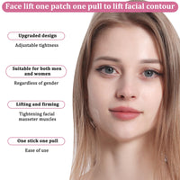 Anmahe 80 Pcs Face Lift Tape, Invisible Face Lift Patches with 16 Lifting Ropes Instant Facelift Tape Face Neck Lift Tape Double Chin Lifting Saggy Skin Face Lifter Tape for Skin Firming Makeup Lifting Tool