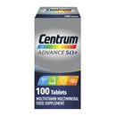 Centrum Advance 50+ Multivitamin & Mineral Tablets, 24 essential nutrients including Vitamin D, Complete Multivitamin Tablets, 100 Count (Pack of 1)