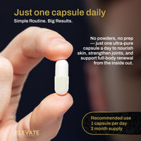 ElevateSupplementsNI Elevate Supplements Vitamins D3 + K2, 60 Capsules | High Strength Vitamin Supplement for Bone, Brain, Heart, Immune & Muscle Support | Bioactive & Antioxidant Formula | Daily Calcium Absorption Aid