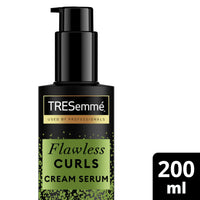 TRESemme Flawless Curls Leave-In Cream Hair Serum hair treatment with Coconut Oil & Ceramide for deep nourishment & up to 72-hour curl definition 200 ml