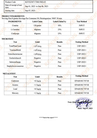 PROFUEL Creatine, L-Carnitine & Cordyceps Powder - 240g - Increase Strength & Performance - Gym Supplement for Men & Women