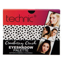 Technic the Main Edition Cranberry Crush Eyeshadow Palette with 15 Colours Fits Easily in Handbag