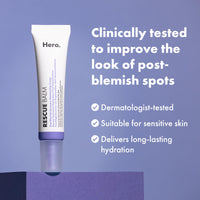 HERO COSMETICS Hero Rescue Balm Hydrating Moisturiser for Acne Prone Skin 15ml