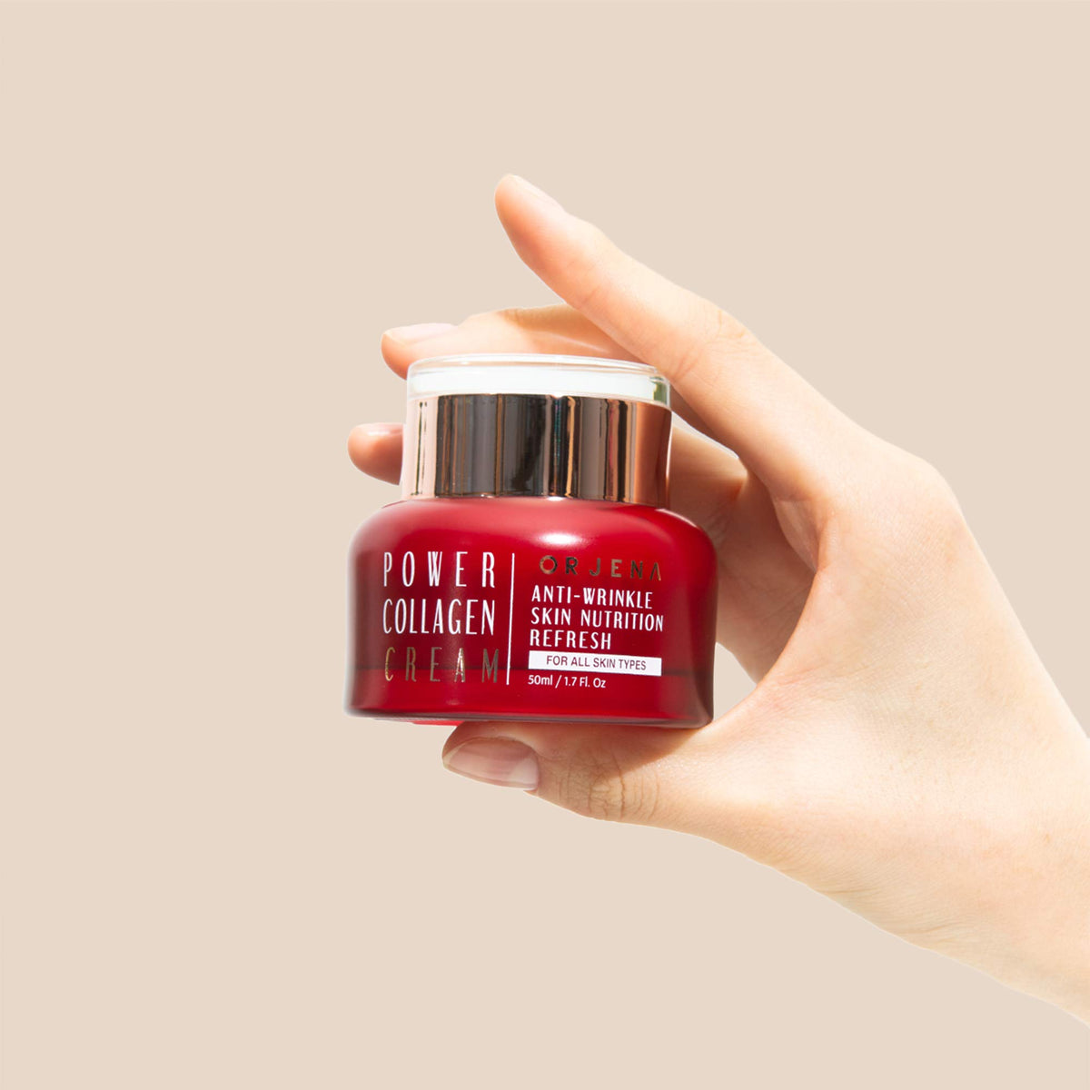 OJRN ORJENA POWER COLLAGEN CREAM - Anti-Wrinkles, Skin Nutrition, Refresh - For All Skin Types,50ml Net Wt